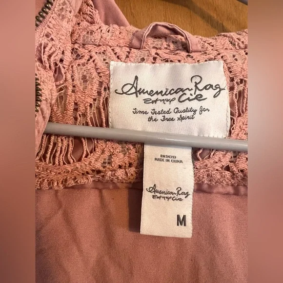 Rose Pink light Utility jacket size M - Picture 2 of 3